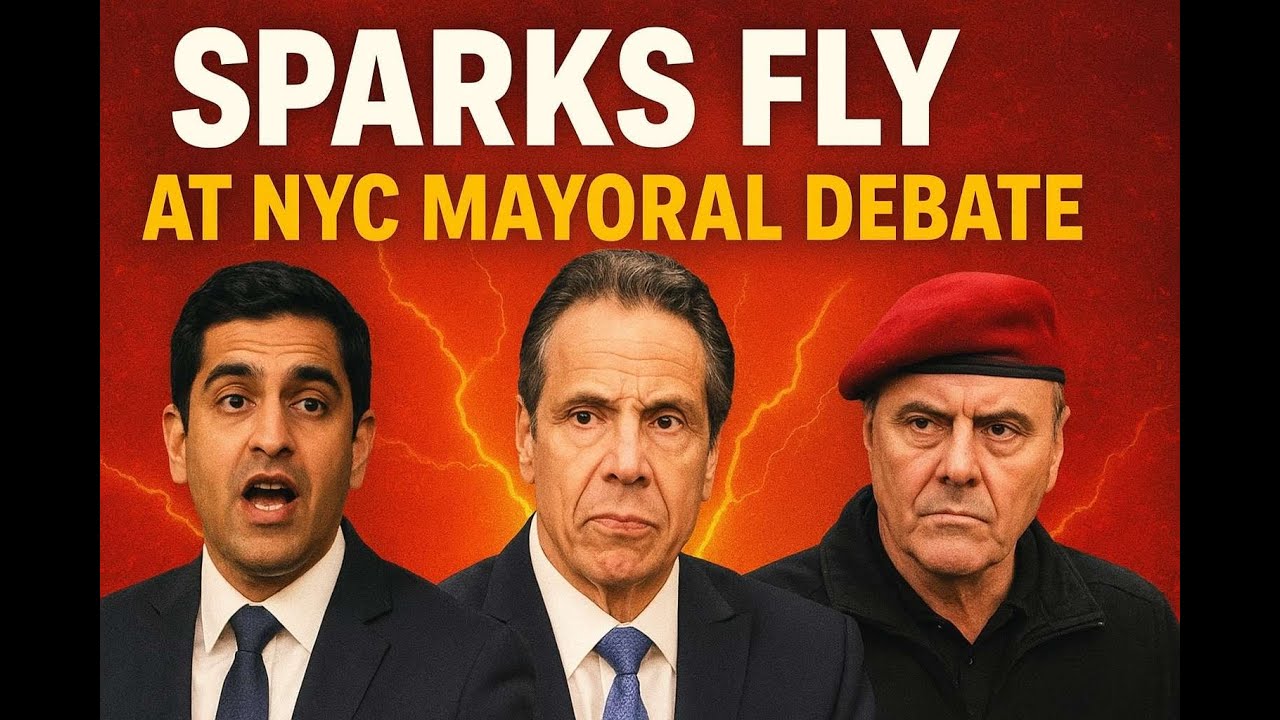 Sparks Fly at NYC Mayoral Debate | Trump’s Shadow, Cuomo vs Mamdani vs ...
