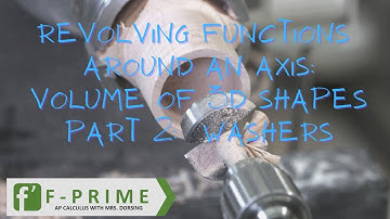 7.3 Volume by Washer Method