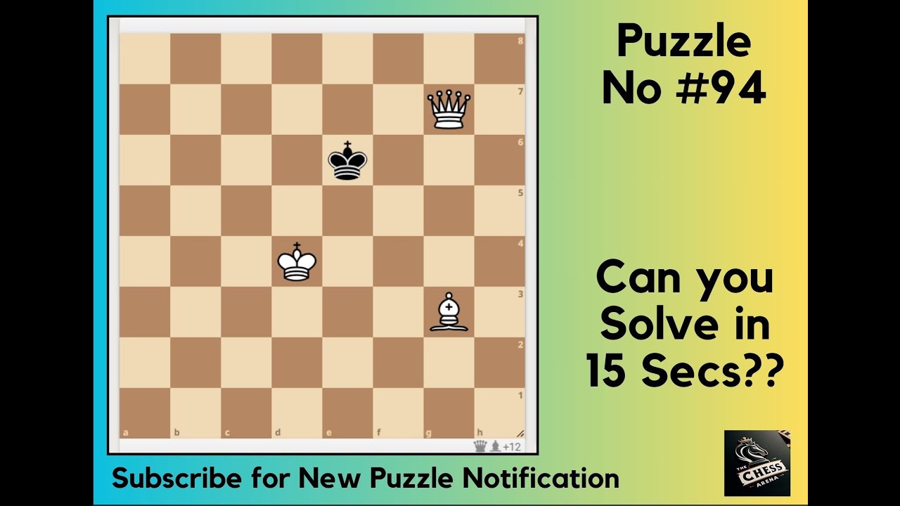 Checkmate in 3 Moves - 15-Sec Chess Challenge #94(Can You Solve It ...