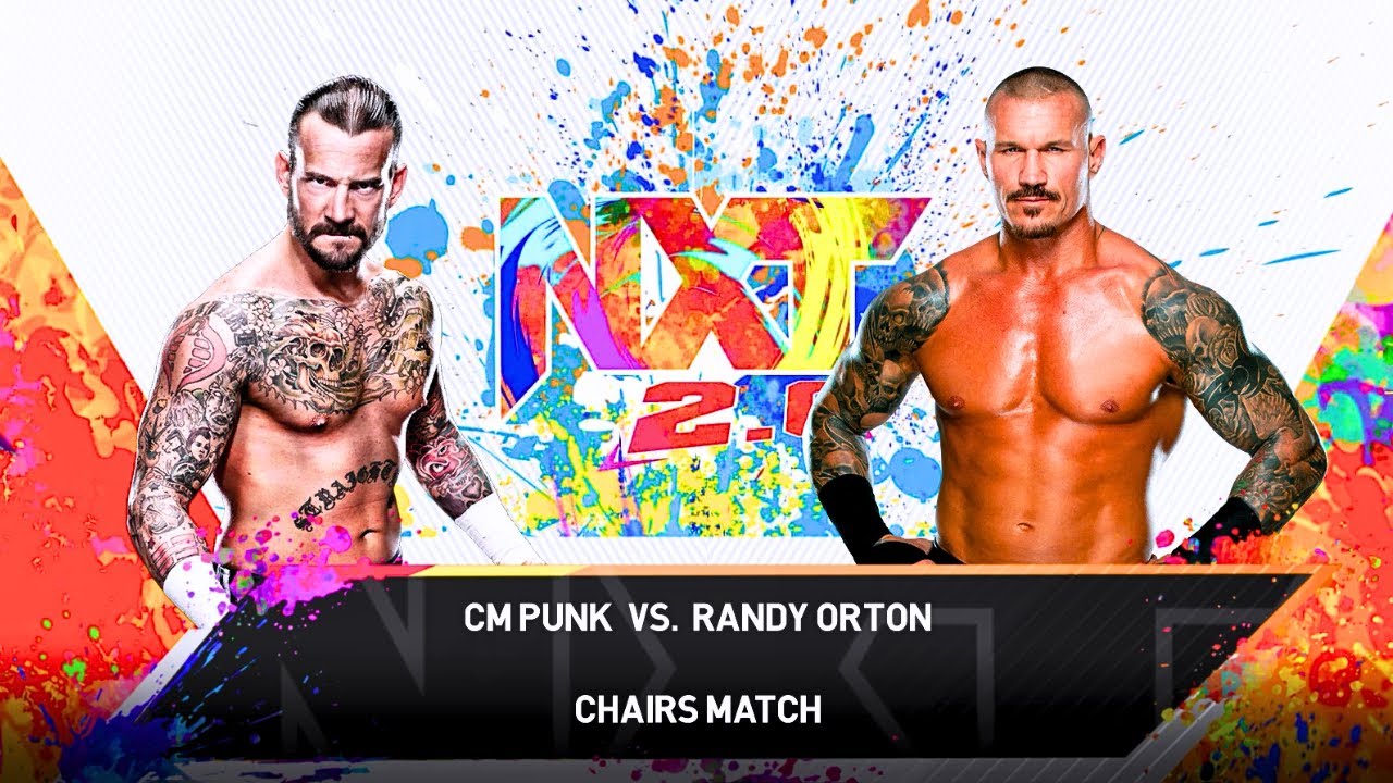WWE 2K23 CM Punk vs Randy Orton | Chairs Match | WWE Title Tournament | WWE 2K23 Gameplay