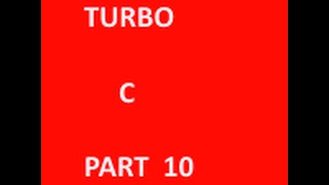 String constant in C Tutorial part 10