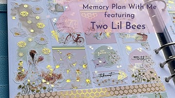 Memory Plan With Me Ft ‘Honey Meadow’ by Two Lil Bees | A5 Wide