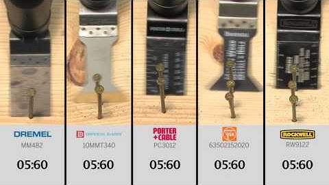Cutting Nails: the Dremel MM482 Flush Cut Blade vs. the Competition