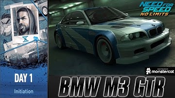 Need For Speed No Limits: BMW M3 GTR | Urban Legend (Day 1 - Initiation)