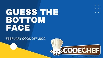 Guess the bottom face(BOTTOM) | PYTHON | CODECHEF February Cook-off 2022