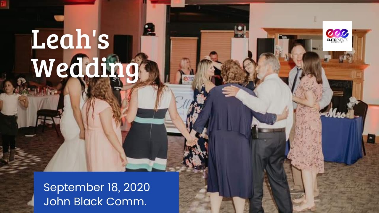 September 18 Wedding Gig Log John Black Community Center Wedding DJ