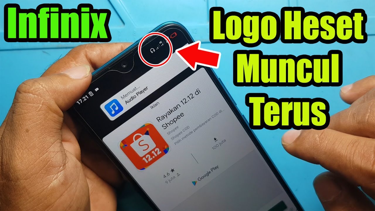 Logo headset muncul terus di infinix cara menghilangkan logo headset di