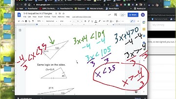 Geo 5-5 Inequalities in 2 Triangles