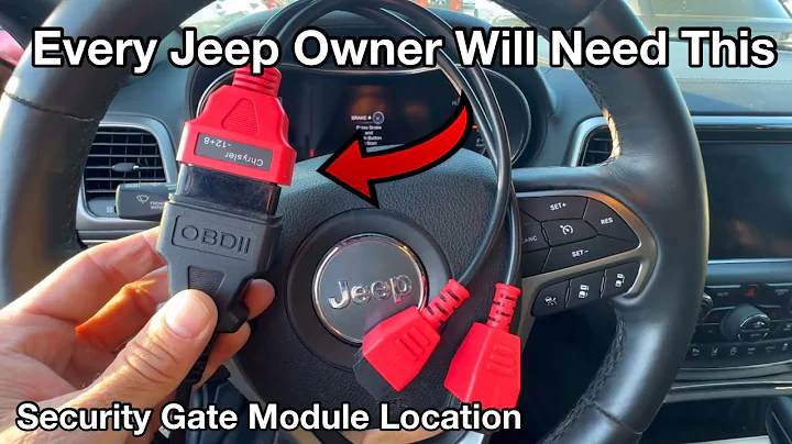 Read And Clear Codes 12+8 OBD adapter / Jeep Grand Cherokee Security Gateway Module location WK2