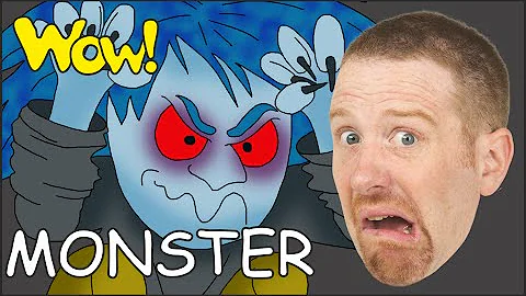 Monster for Kids | Songs for Children with Steve and Maggie from Wow English TV | Rhymes Song