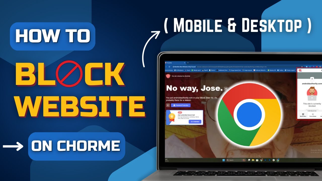 How to Block Websites on Google Chrome (Windows, iPhone, & More!)