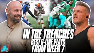 THE BEST Offensive Line Plays From NFL's Week 7 Games | In The Trenches