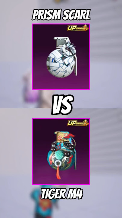 Soulbound Prism Grenade Vs Tiger M4 Grenade #pubgmobile #shortsfeed #shorts