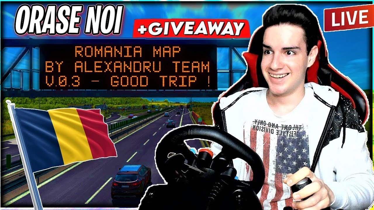 ⛔CEA MAI BUNA HARTA a ROMANIEI! GIVEAWAY cu HARTA! Euro Truck Simulator 2