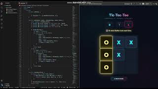 Tic‑Tac‑Toe  Unbeatable AI — Minimax + Alpha‑Beta