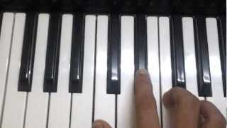 Video thumbnail of "Peter Gabriel sledgehammer intro piano tutorial"
