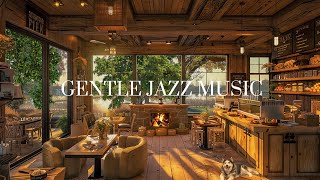 Warm Wooden House Space | Mellow, Smooth Jazz Music Helps Relax and Restore Mood