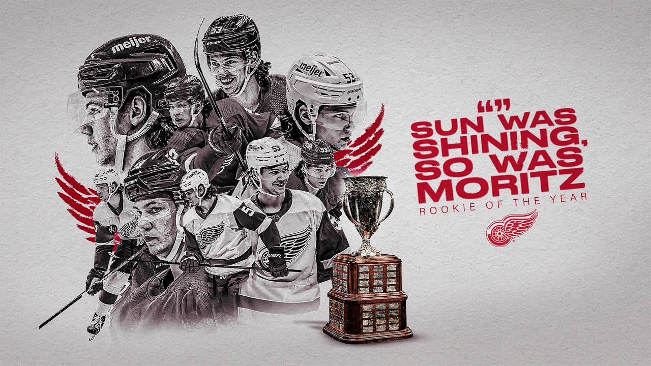 Red Wings' Moritz Seider Wins Calder Memorial Trophy