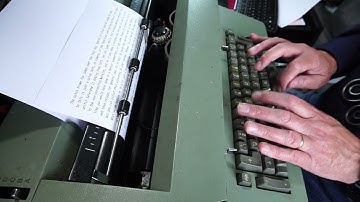 The amazing IBM Selectric II typewriter - an electro-mechanical marvel!