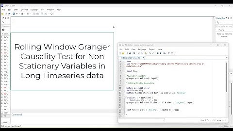 Explained Rolling Window Granger Causality Test for Non-Stationary | Advanced Time Series Method