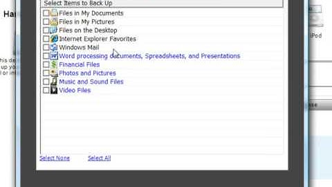 Memeo® Premium Backup - Select files by type to make backup easy