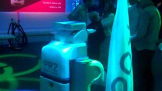 PR2 Holds ROS Flag High - Long Live ROS!!