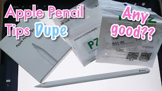 Apple Pencil Tips Dupe First Impression and Comparison | KC Mum Life