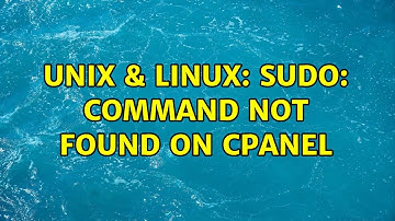 Unix & Linux: sudo: command not found on cPanel (2 Solutions!!)