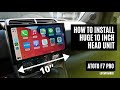 HUGE 10 INCH Universal Car Head Unit INSTALL // ATOTO F7 Pro Apple CarPlay Android Auto