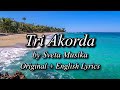 Tri akorda lyrics w english translation