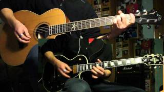 Video thumbnail of "Anouk - Nobody's Wife Guitar solo cover"