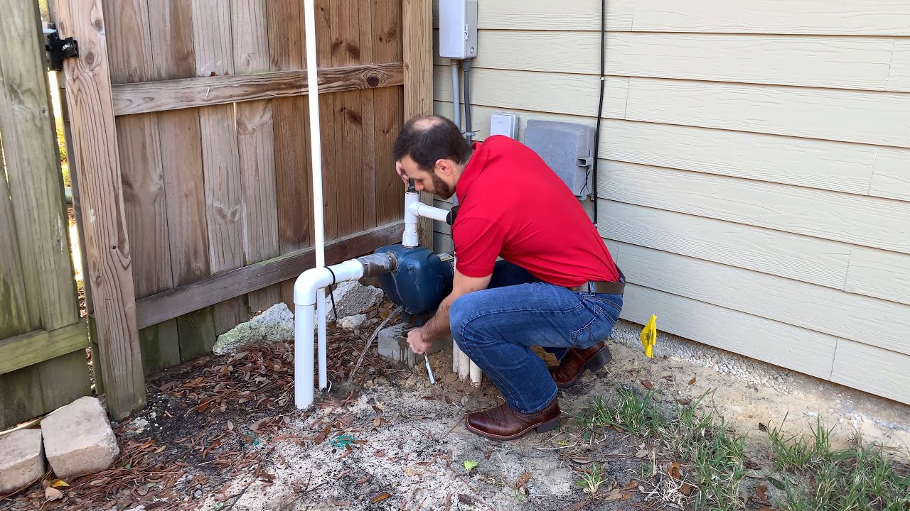 How to Drain Your Lawn Pump YouTube