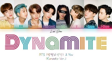 BTS (방탄소년단) - Dynamite / (8 Members. Ver) / (Karaoke Ver.) / Color Coded Lyrics Eng