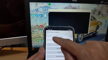 BLE RS-232 or RS-485 adapter data transmission test video
