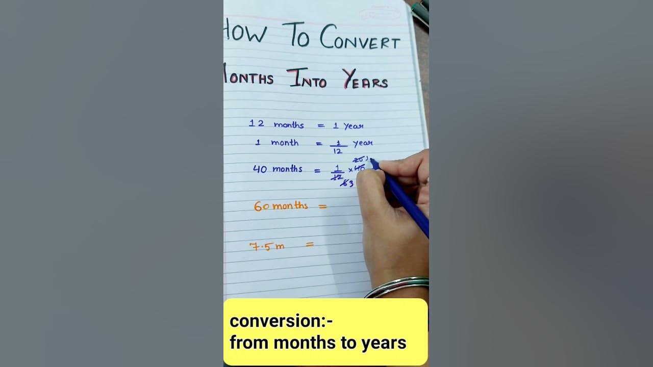 how-to-convert-months-into-years-conversionfrommonthtoyear