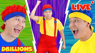 LIVE – D Billions Fun & Educational Songs & Puzzles for Kids! | Crazy Mix, Puzzle Your Hero!