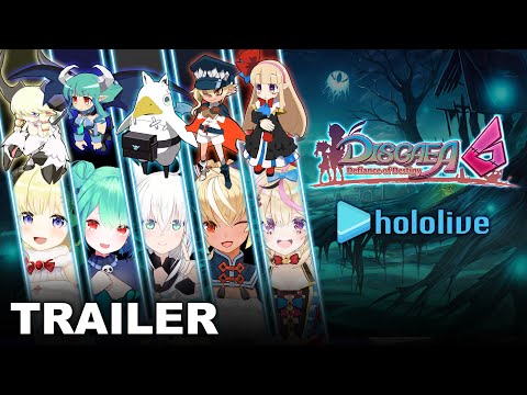 Disgaea 6: Defiance of Destiny - Hololive Trailer (Nintendo Switch)