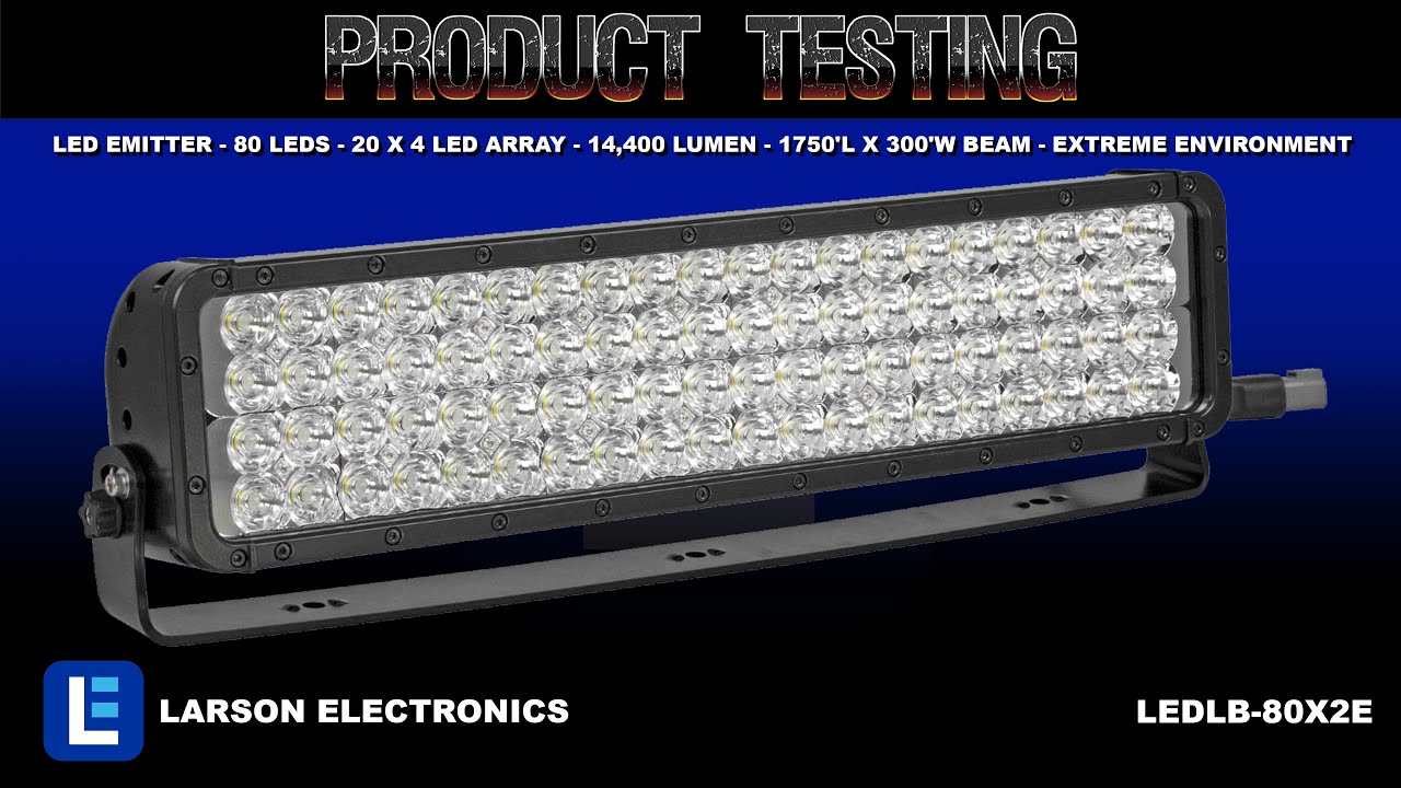 LED Emitter - 80 LEDs - 20 x 4 LED Array - 14,400 Lumen - 1750'L x 300 ...