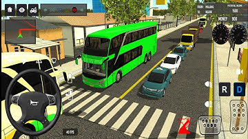 Bus Simulator Indonesia coach bus driving || Hero Bus Simulator 2025 Android gameplay || part 155 ⁉️