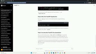 install fastapi using pip