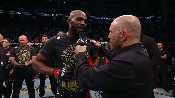 UFC 247: Jon Jones and Dominick Reyes Octagon Interview