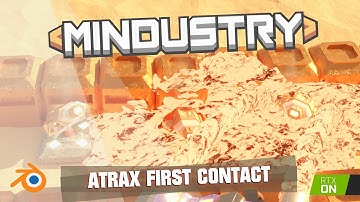 Mindustry 3D animation : atrax first contact