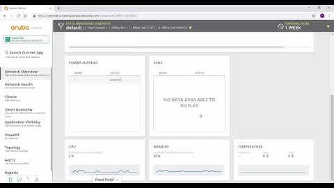 Aruba Central - All about the switches