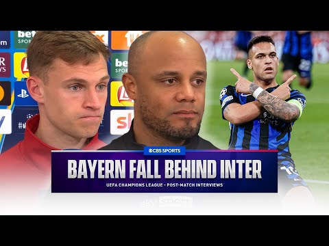 "We NEED TO SCORE" Kimmich on Bayern | "MOTIVATED for the next game" Kompany following LOSS to Inter