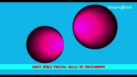 MORPHING HTML5 FRACTAL BALLS RGB393 ROUND LASER EFFECT BY SOLETODOPES