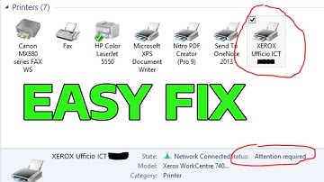 How To Fix Attention Required Message in Printer