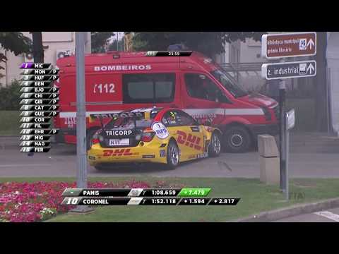 2017 WTCC at Vila Real, Tom Coronel crashing into a recovery vehicle