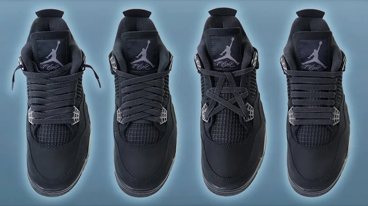 4 WAYS TO LACE JORDAN 4 | AIR JORDAN 4 LACE STYLES FEATURING BLACK CATS