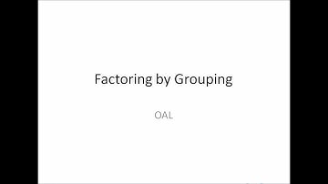 Factor by grouping Tagalog Tutorial