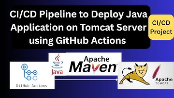 🚀 Complete CICD project to deploy java application on apache tomcat server using GitHub Actions